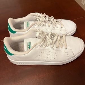 Adidas white tennis shoes- Size 12